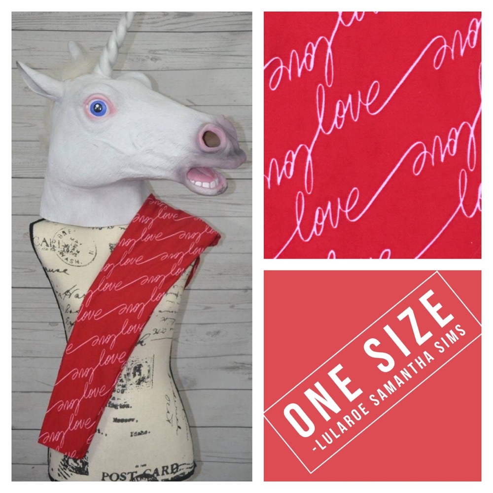 LuLaRoe Valentines Leggings OS